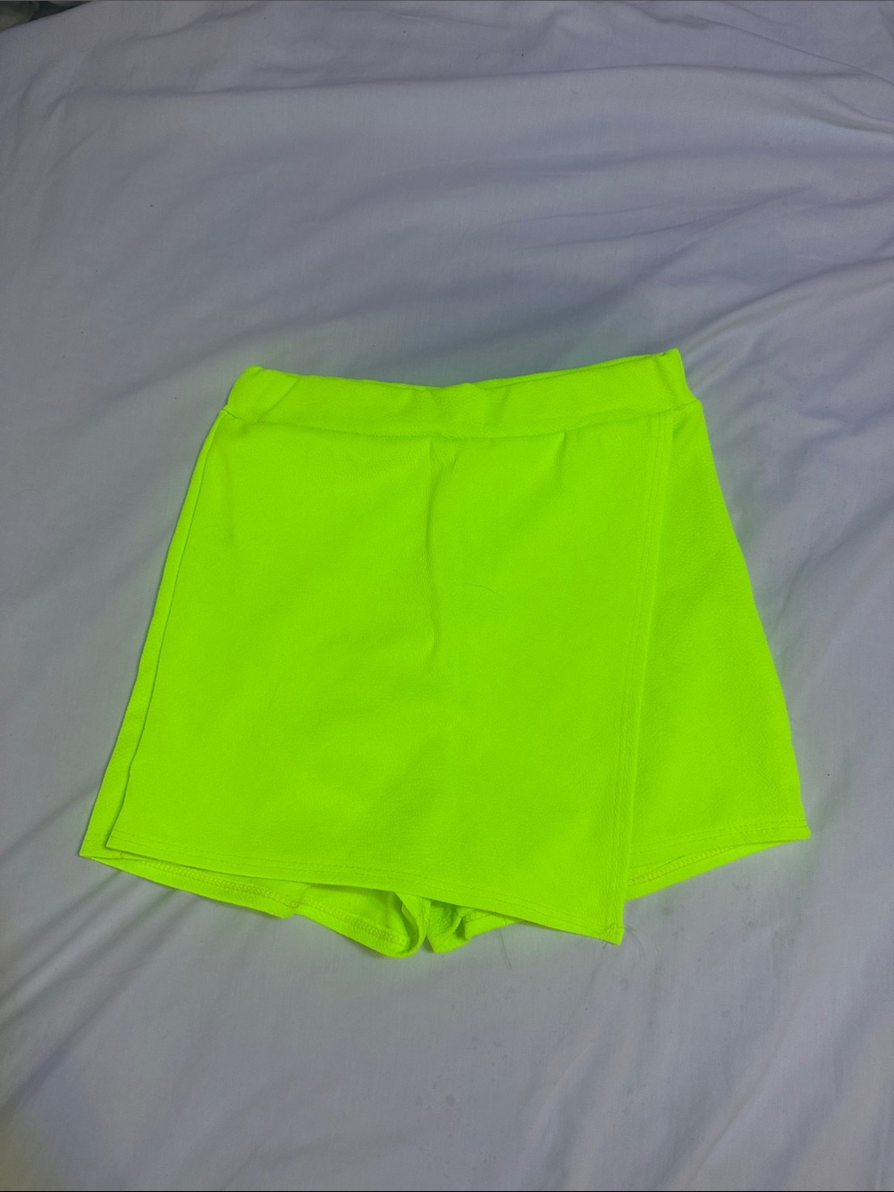 Neon Yellow Women’s Active Skort Shorts